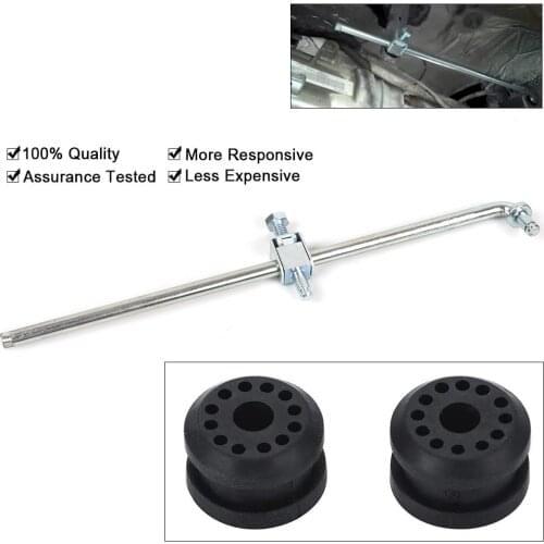 52105555AA Transfer Case Shift Linkage+68078974AA Bushing Kit For 2002 2003 2004 2005 Dodge Ram 4x4 RS-EM1029