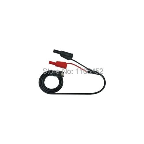 BB020 3pcs High Quality Flexible Insulated BNC Male to 2*4mm stackable safety plugs connected with the flexible RG58/50 OHM