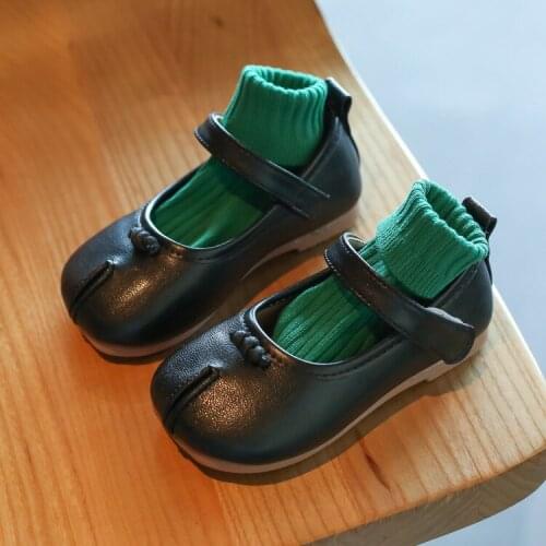 Girl Leather Shoes Autumn New Kids Girls Princess Shoes Solid Color Bowtie Baby Girl Shoes Toddler Sneakers Many Designs SMG2664