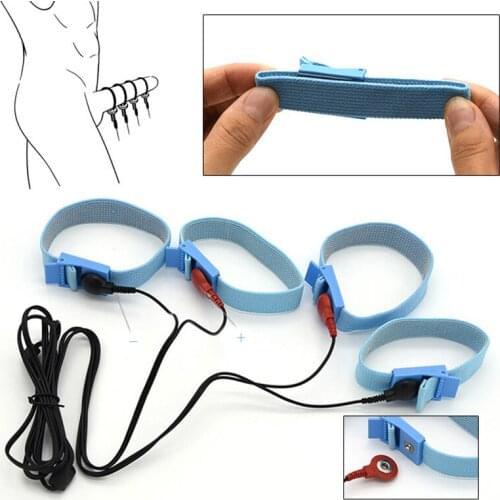 Adjustable Electro Shock Vibrating Ring On Penis Electric Pulse Penis Extender Lock Sperm Ring Adult Sex Toy Masturbator For Men