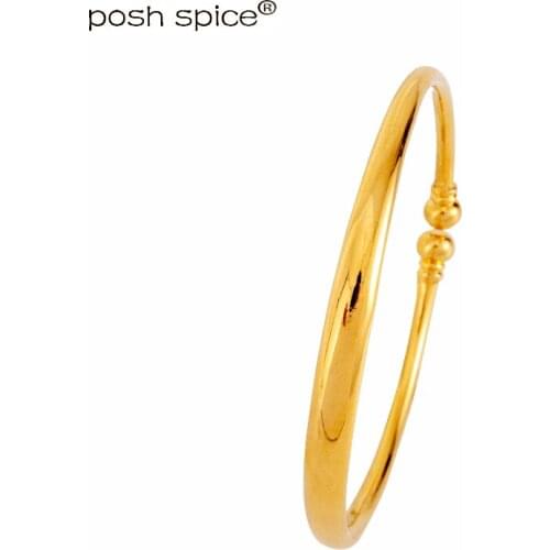 IPC Copper Ball Indian Bracelets Dubai Bangles for Women Arabic Bangles Ethiopian Gold Bracelets&Bangles Bridal Jewelry