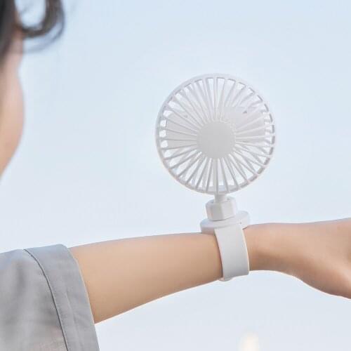 Cute Mini Stroller Fan Summer Cooling Fan For Stroller Bicycle DC5V 2000mAh Portable Wireless Fan 3 Gears Power