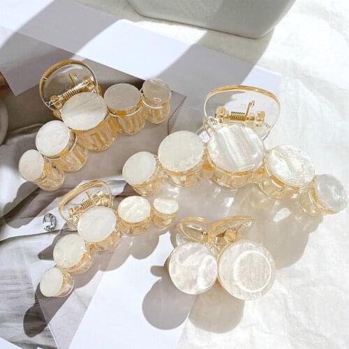 Fashion Hair Clips for Women Hair Accessories Elegant Solid Color Claw Clip Girls Hair Clips Hair Barrettes Clip Hair Headwear