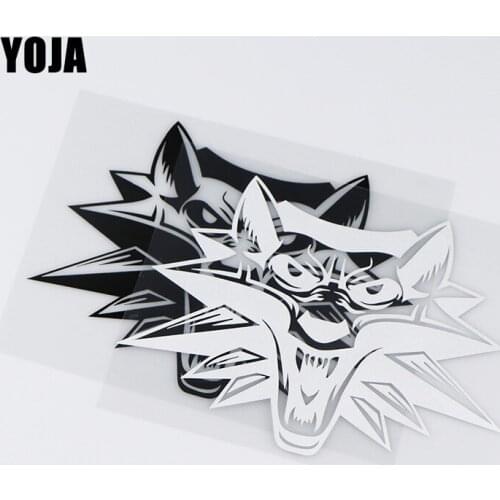 YOJA 16.3X12CM Wolf Head Class Animal Vinyl Decals Car Stickers Decoration Accessories ZT4-0003