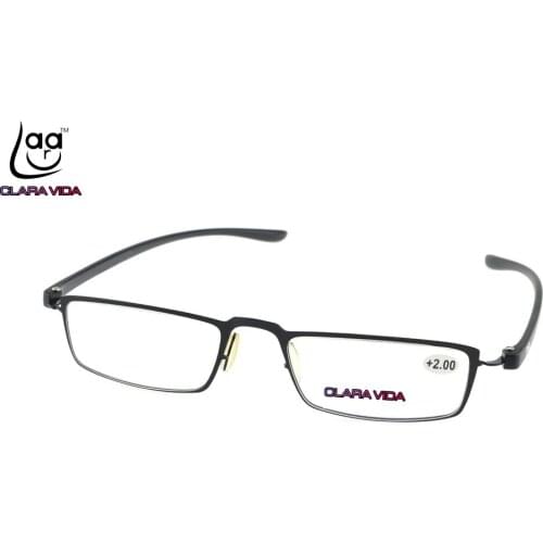 = Clara Vida High-grade Super Light High Tenacity Resin Anti Fatigue Men Women Reading Glasses +1.0 +1.5 +2.0 +2.5 +3 +3.5 +4