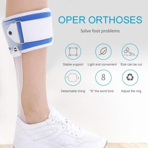 OPER Foot Drop Orthosis Ankle Foot Drop Postural correction AFO Brace Orthosis Splint Leaf Spring Recovery Posture Corrector