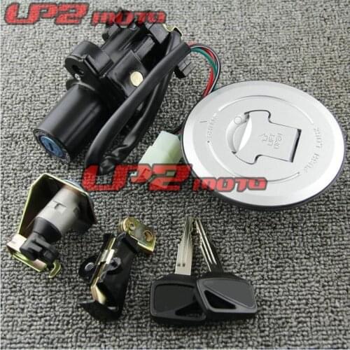 Ignition Switch+Fuel Gas Cap+Helmet+Seat Lock Key Set for Honda XLV650 XL650 Transalp 00 01 02 03 04 05 06 2000-2006
