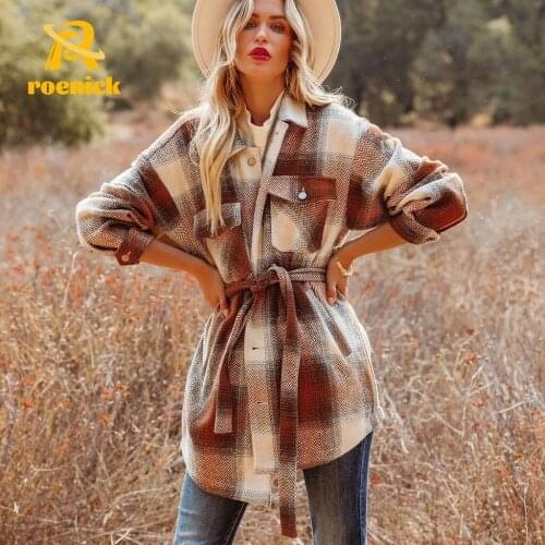 Женские приталенные пальто ROENICK China At AliExpress