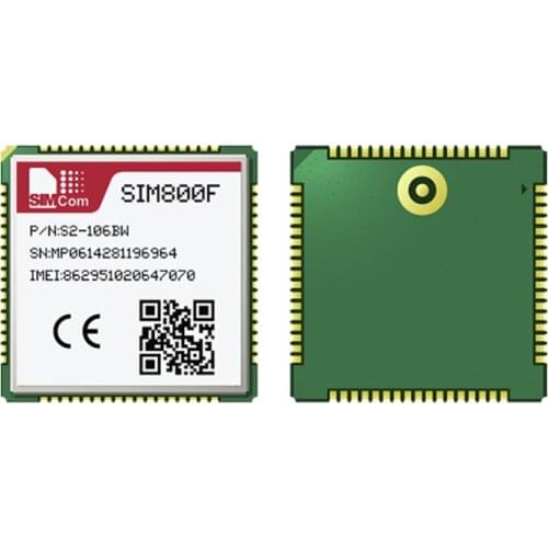 SIMCOM SIM800F Quad-band GSM/GPRS Module instead of SIM900 850/900/1800/1900 MHz SMT Package transmit Voice SMS data information