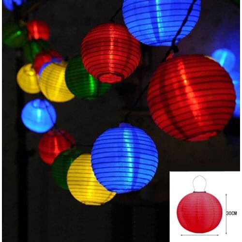 Solar Led Light Outdoor Lantern Solar String Lights Street Garland for Lantern Garden Decoration Fairy Lights Christmas Lights
