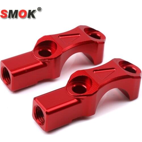 Universal Motorcycle Handle Modified Fixed Lock Block Brake Pump Fixed Expansion Half Ring CNC Aluminum Alloy Motorcycle Part