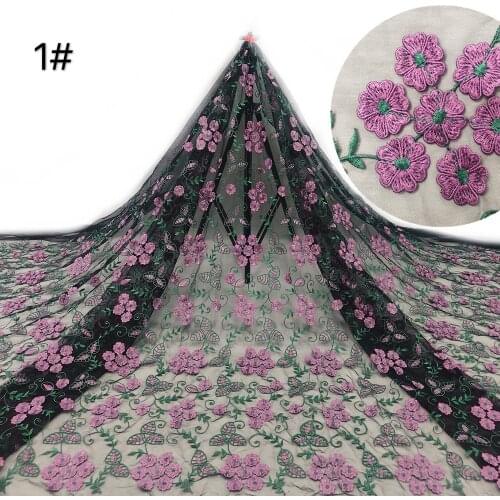 High-quality water-soluble floral lace fabric embroidery, high-quality French lace African lace fabric for wedding parties
