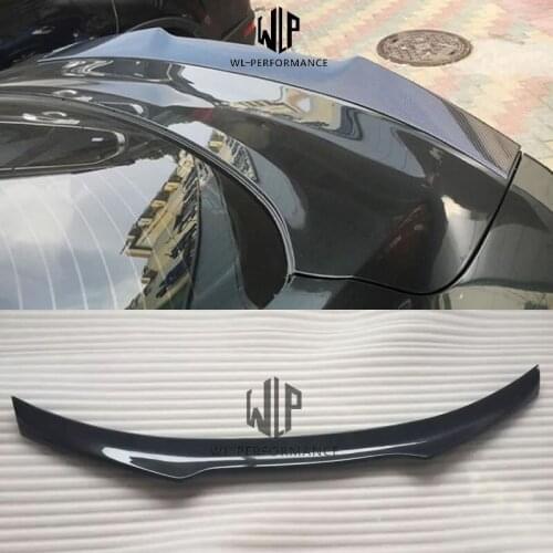 High quality Carbon fiber Car body kit Rear bumper spoiler Fiber glass wings for Ford Mustang Car styling 15-17
