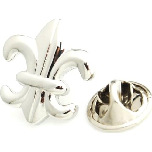 YHLP-807 Fashion Novelty Fleur Di Lis Lapel Pins, Badges