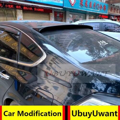 UBUYUWANT For Nissan Altima Teana Rear Roof Spoiler FRP Material Car Tail Wing Decoration For Altima Teana 2008-2012