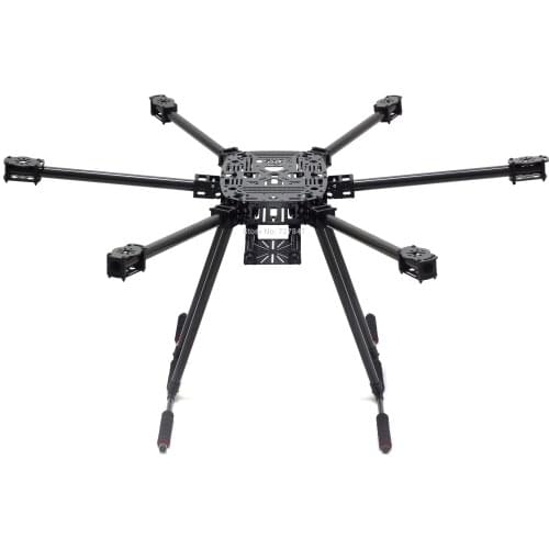 ZD850 Full Carbon Fiber ZD 850 Hexa-Rotor Frame Foldable Arm Hexacopter Frame Kit with Unflodable Landing Gear for FPV