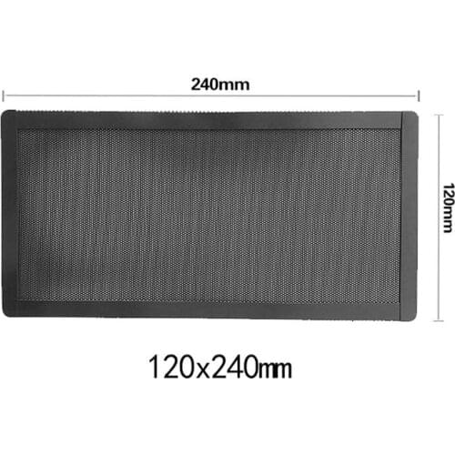 12x24CM Magnetic Dust Filter Dustproof PVC Mesh Net Cover Guard for Home Chassis PC Computer Case Cooling Fan Accessories