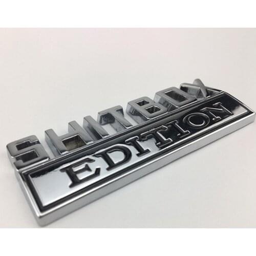 1X 3D ABS Emblem SHITBOX EDITION Badge Car Tail Side Sticker Accessories