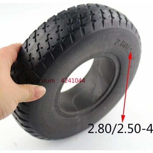 2.80/2.50-4 Electric Scooter Trolley Trailer Solid Tyre 9 Inch Tire Without Inner Tube Tyre and Wheelchair Solid Tire