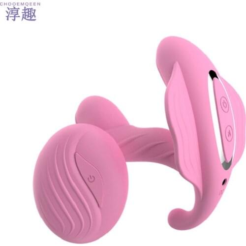 2 In 1 Vibrators for Women Remote Control Vibrator 10 Frequency Vibration Waterproof Masturbator Clitoris Stimulator Sex Toys
