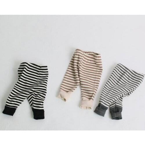 2020 Baby Bottoming Pants Spring And Autumn Korean Style Newborn Cotton Baby Trousers For Boys And Girls 0-3y Kids Home Clothes