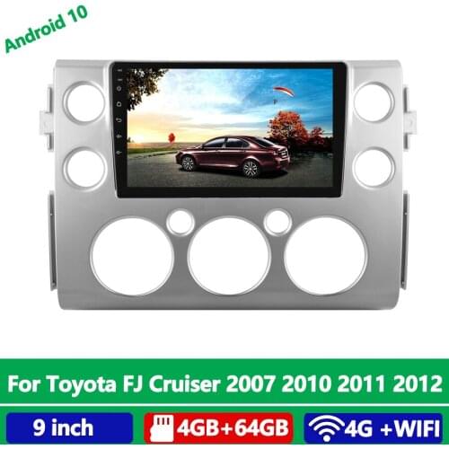 9 Inch Android 10 Car Radio Navigation For Toyota FJ Cruiser 2008 2010 2014 Multimedia Video Player DSP CarPlay GPS Navigator