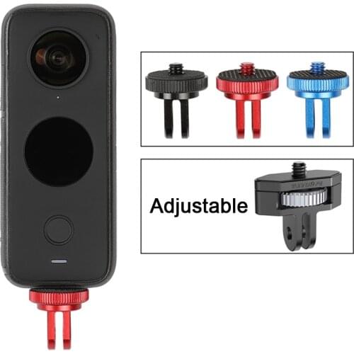 Camera Tripod Adapter 1/4” -20 Mount For GoPro Hero 9/8/7/6/5 Sony Yi DJI Osmo Pocket 2 Insta360 One X/X2 Action Accessories