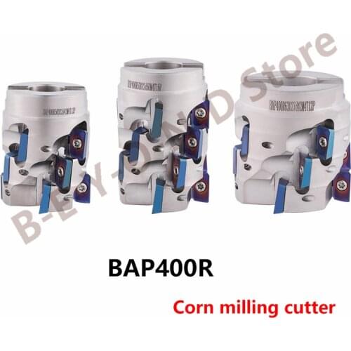 BEYOND BAP400 BAP400R Square Shoulder Step Corn Milling Cutter Head BAP400R-63-27-85M-4T-24P CNC Lathe Endmill Plate APMT1604