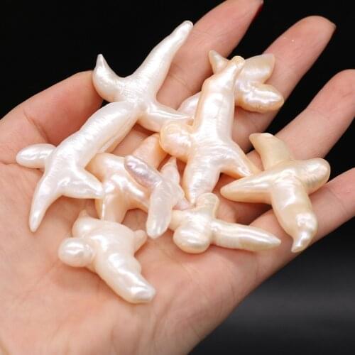 Natural Freshwater Pearl Cross-shaped Baroque Loose Beads For Jewelry Making DIY Bracelet Earrings Necklace Accessory