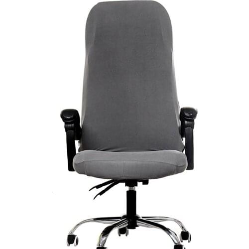 Papa&Mima Stretch Computer Chair Cover Office Seat Case Black Red Gray Blue