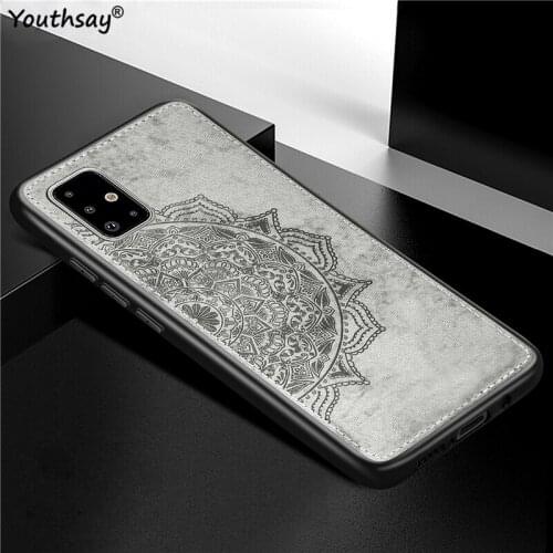 For Samsung Galaxy A21S Case For Samsung Galaxy A21S A71 A41 A31 A21 Cover Luxury Cloth Protective Phone Case For Samsung A21S