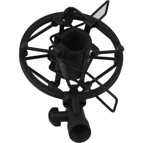 Yibuy Black Mic Shock Mount For Small Diameter Microphone 25mm