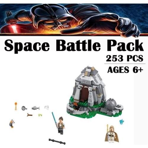 Interstellar Wars Figure Building Blocks Ahch-To Bricks Toys in the Star Kids Children Toys