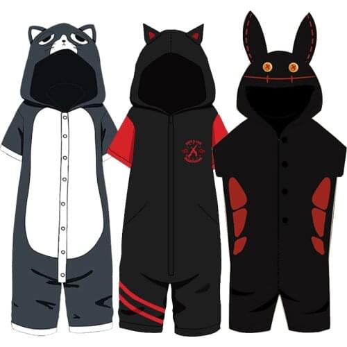 Neko Atsume Deadpool Identity V Date A Live Kantai Collection Jumpsuit Cosplay Tokisaki Kurumi Onesies Rompers Pyjamas Sleepwear