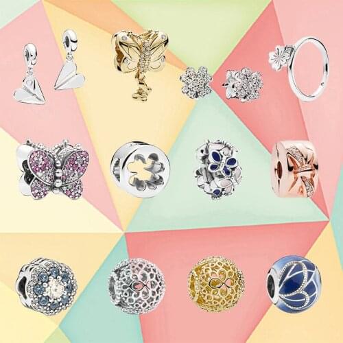 S925 Sterling Silver Spring New High-quality Beads, Charm Bracelet Suitable For The Original Style Original 1: 1 Fashion Jewelry