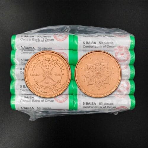 Oman 5 Paisa 2015 Unc Original Coins Collectible Coins 100% Real