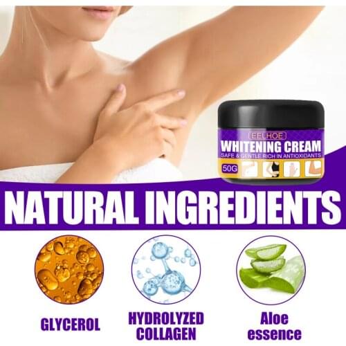 Armpit Whitening Cream Lightening Bleaching Body Creams Improve Underarm Dark Skin Legs Knees Whitening Body Lotion TSLM2