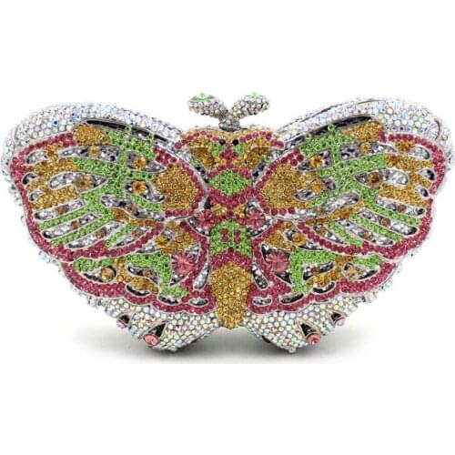Bee In Fly Luxury 3D Butterfly Evening Dress Bag Ladies Party Hand Makeup Coin Purse Party Bag