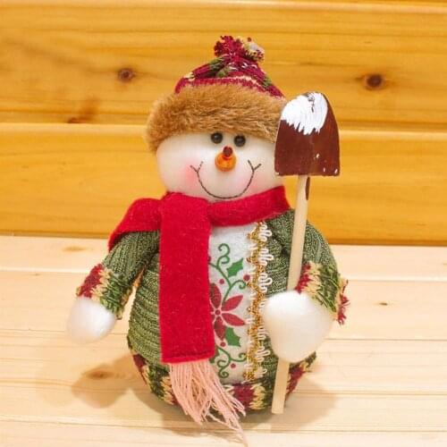 Christmas Decoration Desk Santa Claus Shaped Ornament Thanksgiving Day Wedding Decoration Winter Ornament Xmas Tree Gift