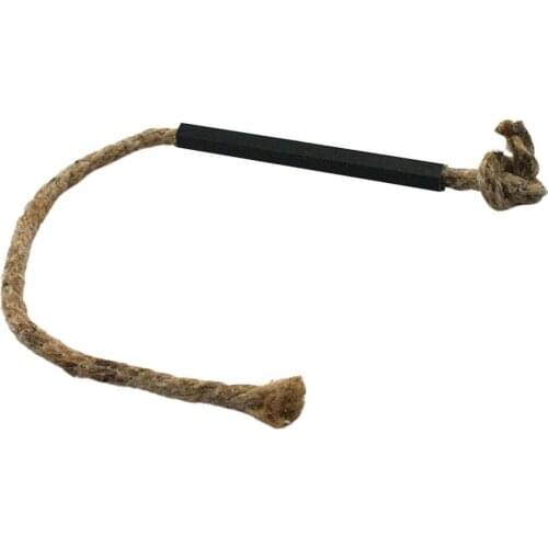 Tinder Cord Fire Starter With Aluminum Bellows Waterproof Wax Wick Fire Starter Portable Wick Hemp Cord For Outdoor Survival