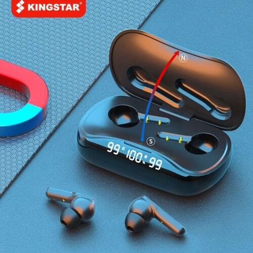 KINGSTAR TWS Bluetooth Earphone APTX Wireless Earbuds with Touch Control Earphones 3D Stereo HD Talking Earbuds