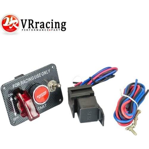 VR - Racing Car Electronics Switch Kit Panel Engine Start Button toggle with accessory VR-QT311