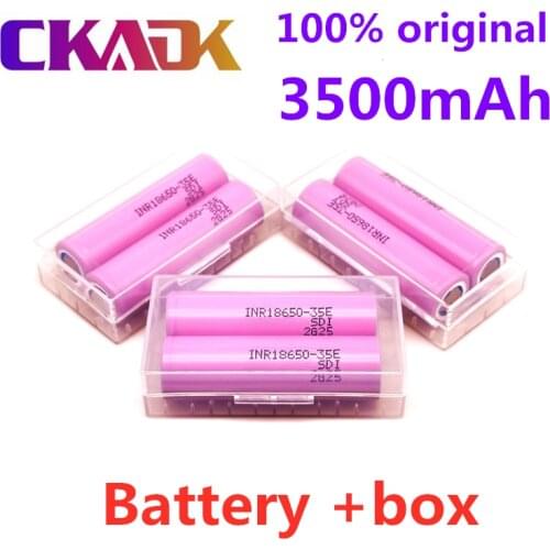 1-10 PCs 100% original 18650 3500mah 20A discharge inr18650 35e 3500mah 18650 Li ion battery 3.7V rechargeable battery