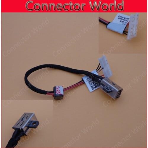 1-10PCS/LOT DC JACK CONNECTOR New Laptop DC Power Jack with cable for DELL AAL10 DC POWER JACK Inspiron DC Jack with cable