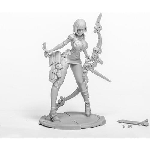 1/24 ancient woman stand Resin figure Model kits Miniature gk Unassembly Unpainted