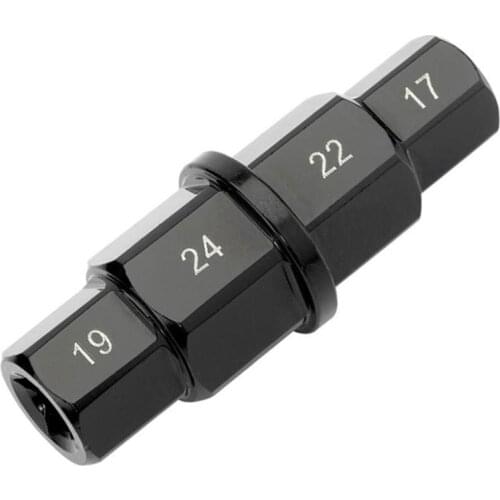 1 Pc Motorcycle Front Wheel Spindle Removal Sleeve 17 19 22 24mm Hub Axle Hex Spindle Aid Tool Motorbike Parts Accessories