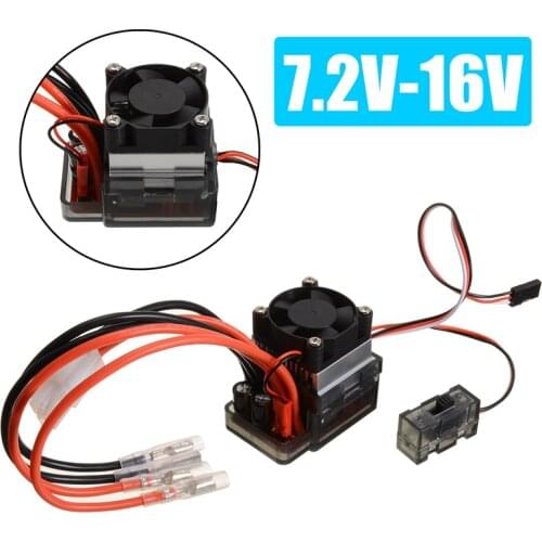 7.2V-16V 320A High Voltage ESC Brushed Speed Controller Set Electric Fan Brushed Motor ESC For RC Car Truck Accessories