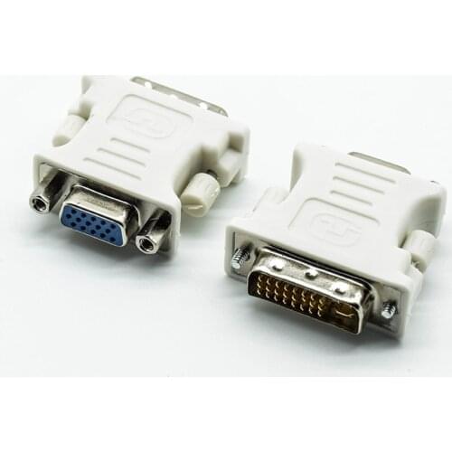 DVI 24+5 Male to VGA Female Converter DVI to VGA Adapter VGA Monitors Graphics Display Interface Conversion Plug