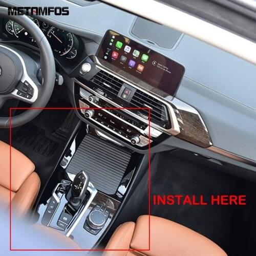 For BMW X3 2018 2019 Matte Gear Shift Box Cover Moulding Trim Sticker Decoration Frame Interior Accessories Car Styling