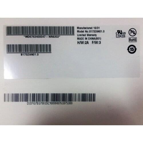 B173ZAN01.1 B173ZAN01.0 B173ZAN01.4 17.3''4K IPS Laptop LCD screen 3840X2160 40Pin Display Tested Grade A